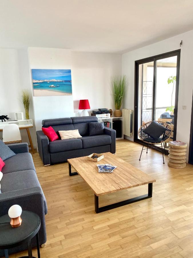 Grand T2 Standing Ajaccio Proche Centre Et Plages Vue Panoramique Parking Prive 外观 照片