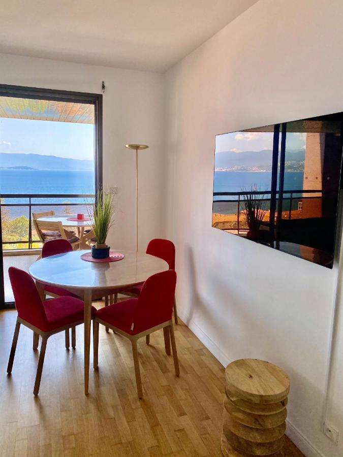 Grand T2 Standing Ajaccio Proche Centre Et Plages Vue Panoramique Parking Prive 外观 照片