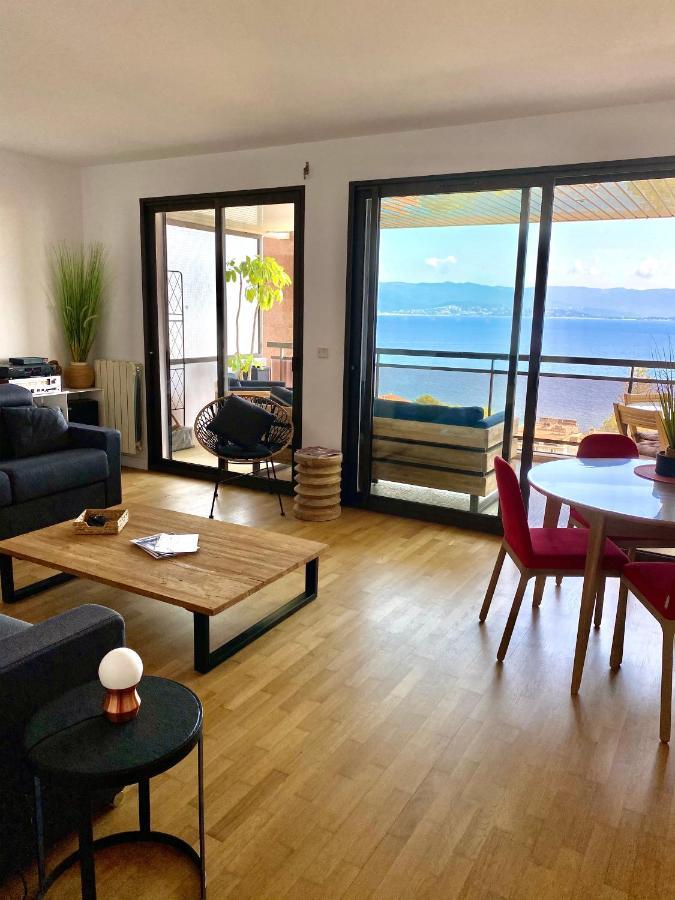 Grand T2 Standing Ajaccio Proche Centre Et Plages Vue Panoramique Parking Prive 外观 照片