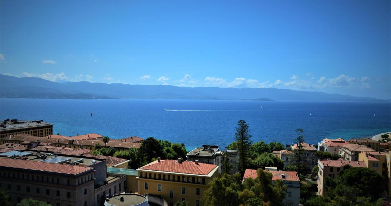 Grand T2 Standing Ajaccio Proche Centre Et Plages Vue Panoramique Parking Prive 外观 照片