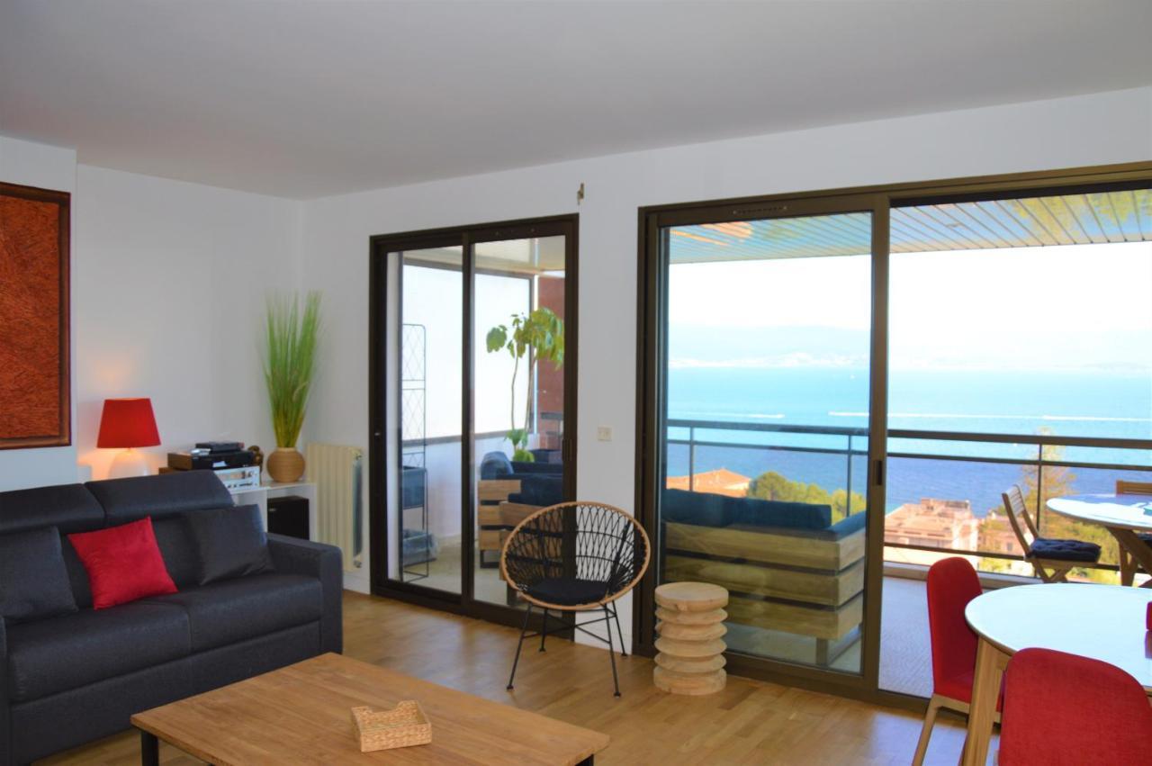 Grand T2 Standing Ajaccio Proche Centre Et Plages Vue Panoramique Parking Prive 外观 照片