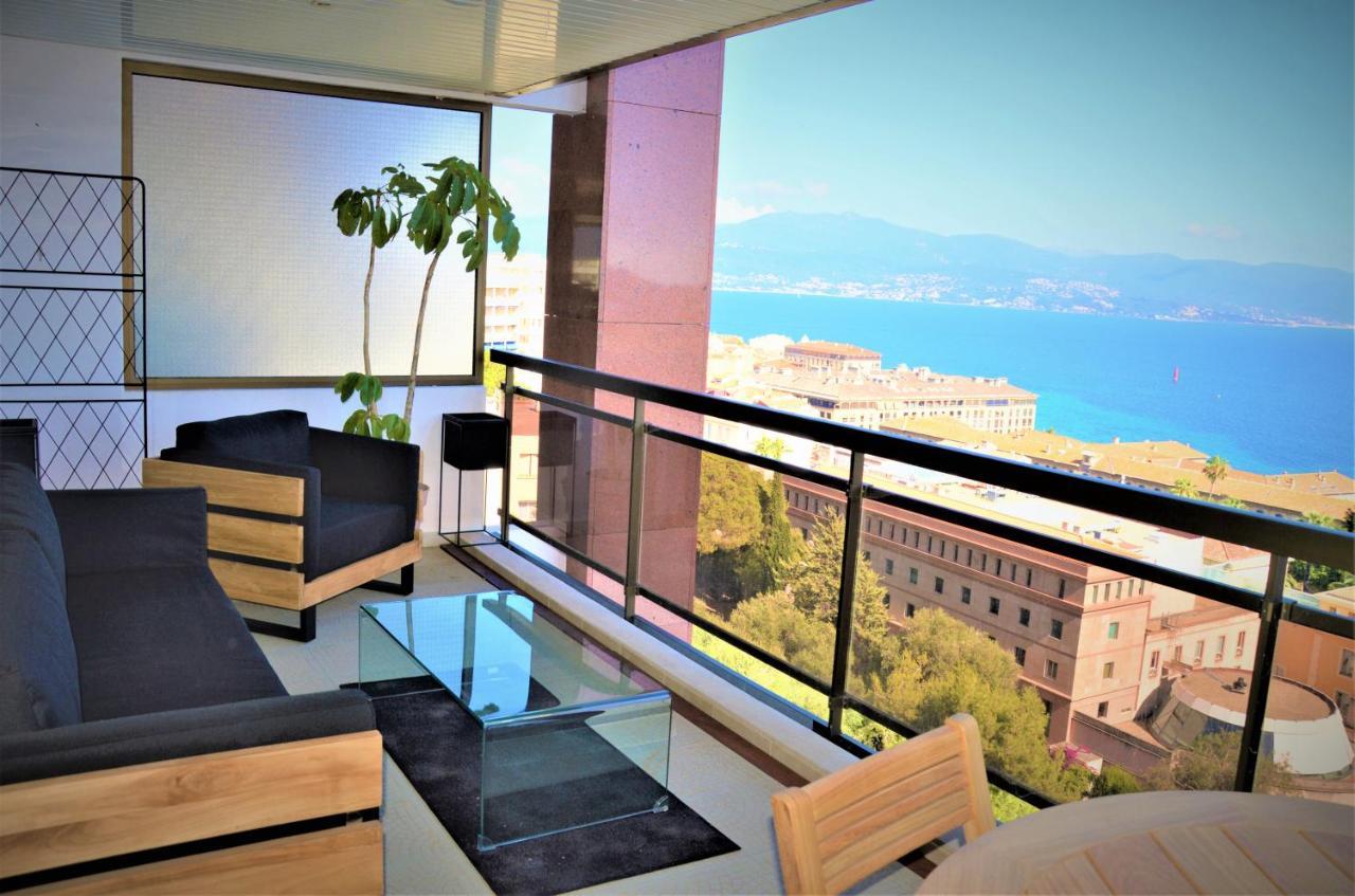Grand T2 Standing Ajaccio Proche Centre Et Plages Vue Panoramique Parking Prive 外观 照片